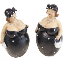 Itens Figura decorativa mulher gordinha figura feminina decoração do banheiro H16cm conjunto de 2