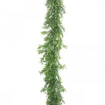 Guirlanda de plantas artificiais, gavinha de buxo, decoração verde L125cm