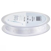 Itens Fita para presente fita branca de casamento fita decorativa 15mm 20m