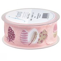 Itens Fita para presente Fita decorativa de Páscoa Ovos de Páscoa rosa 40mm 20m