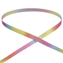 Itens Fita para presente fita arco-íris colorida pastel 10mm 20m