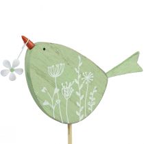 Decoração decorativa de mesa de pássaros decoração de madeira de Páscoa figura decorativa 24,5 cm 3 peças