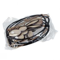 Itens Decoração de coelhinho da Páscoa para pendurar decoração de Páscoa em madeira 13 cm 4 unidades