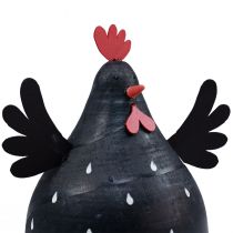 Itens Frango decorativo decoração de madeira preta galinha decoração de Páscoa em madeira Alt.13cm