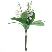 Itens Lírio do vale decorativo flores artificiais da primavera branco 31 cm 3 unidades