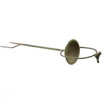 Itens Pássaro decorativo bebe antiguidade verde com espeto Ø11cm Alt.55cm