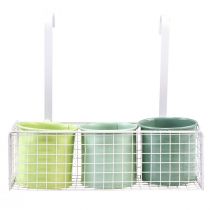 Itens Vaso de flores para pendurar decoração de varanda decoração de cozinha L26cm