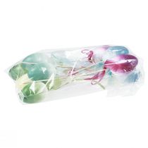 Itens Plugue de flores Ovo de Páscoa ovos de plástico coloridos 4×5,5cm 10 un