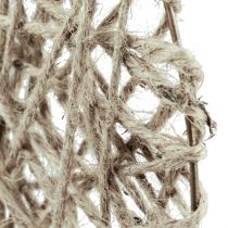 Itens Grinalda decorativa revestida com metal fibra natural decoração de verão Ø30cm