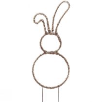 Itens Coelhinho da Páscoa decoração plugue decorativo coelho metal natural Alt.36cm 4 unidades