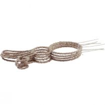 Itens Plugue decorativo coelhinho da Páscoa coelho metal natural Alt.36cm 4 unidades