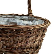 Itens Cesto com alça cesto para plantas redondo Ø27/23/19cm conjunto de 3