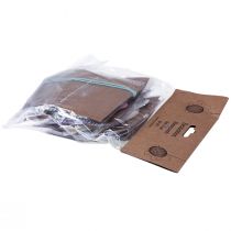 Itens Coelhinhos da Páscoa em favo de mel para pendurar sentado 9,5 × 5,5 × 8 cm 5 unidades