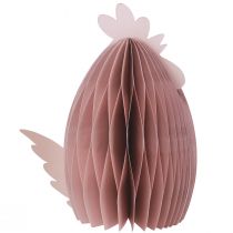 Itens Decoração Galinha Branca Laranja Figuras Favo de Mel Páscoa 19×12×20cm 2 pcs