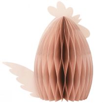 Itens Figura de favo de mel decoração de Páscoa frango laranja 28,5×15,5×30cm