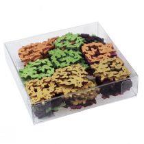 Itens Decoração dispersa pássaro madeira coração decoração de mesa cor 3,5 / 1,5 cm 72 peças