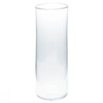 Itens Vaso de vidro alto vaso de flor cônico vidro 30cm Ø10,5cm