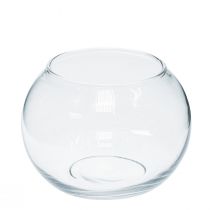 Vaso bola vaso de flores de vidro redondo decoração de vidro A10cm Ø11cm