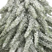 Mini árvore de natal trio em tronco de decoração de natal 28cm