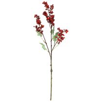 Itens Ramo de frutas artificiais vermelho ramo artificial decoração de natal 74cm