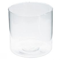 Itens Vaso de vidro cilindro de vidro vaso de flores decoração de vidro A15cm Ø15cm