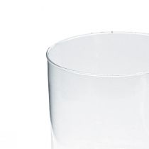 Itens Vaso de vidro cilindro de vidro vaso de flores decoração de vidro A15cm Ø15cm