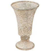Itens Cálice antigo de metal, taça decorativa, vaso vintage, Ø11cm, A17,5cm