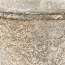 Itens Cálice antigo de metal, taça decorativa, vaso vintage, Ø11cm, A17,5cm