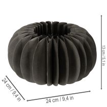 Itens Anel decorativo de papel em formato de abóbora com favo de mel, 24 cm, 4 peças