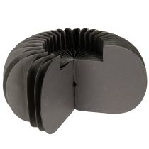 Itens Anel decorativo de papel em formato de abóbora com favo de mel, 24 cm, 4 peças