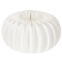 Itens Anel de papel em formato de favo de mel, formato de abóbora redonda grande, 24 cm, pacote com 4 unidades, ideal para flores secas e decoração de outono.