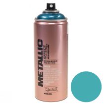 Tinta spray efeito spray tinta metálica azul Caribe 400ml