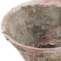 Itens Vaso de resina Vaso de barro Vaso de planta Terracota Vintage H7cm 2 peças