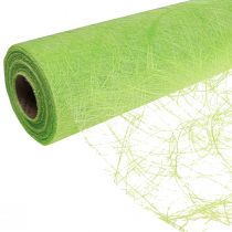 Caminho de mesa Deco fleece Sizoweb verde claro 30cm 25m