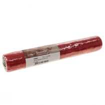 Itens Caminho de mesa Deco fleece Sizoweb vermelho 30cm 5m