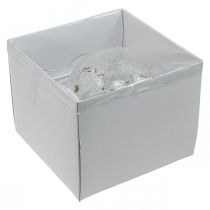 Itens Bola de Natal LED corrente de luz de vidro corações Ø15cm