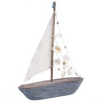 Itens Decoração de veleiro veleiro madeira vintage 18×3,5×24cm
