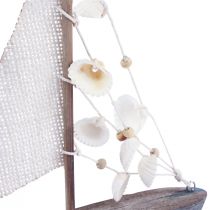 Itens Decoração de veleiro veleiro madeira vintage 18×3,5×24cm
