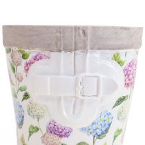 Botas de borracha plantador vaso de flores visual de cerâmica Alt 17,5cm