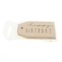 Itens Etiquetas para presentes papel impresso Feliz Aniversário 4×7cm 24 un