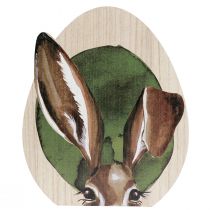 Decoração de Páscoa coelhinhos de madeira decoração de cor natural 33cm×45cm