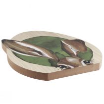 Itens Decoração de Páscoa coelhinhos de madeira decoração de cor natural 33cm×45cm