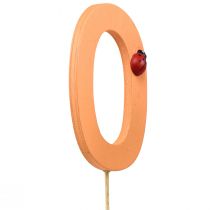 Itens Plugues numéricos aniversário 0 plugues de flores madeira 27,5cm 16 un