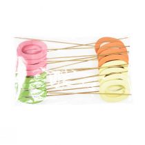 Itens Plugues numéricos aniversário 0 plugues de flores madeira 27,5cm 16 un