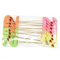 Itens Plugues numéricos aniversário 2 plugues de flores madeira 27,5cm 16 un