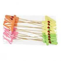 Itens Plugues numéricos aniversário 4 plugues de flores madeira 27,5cm 16 un