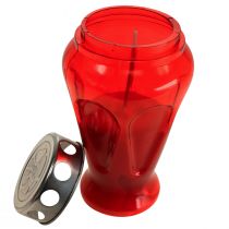 Itens Velas de sepultura gotas vermelhas luzes de luto Ø9cm H17cm 4 pcs