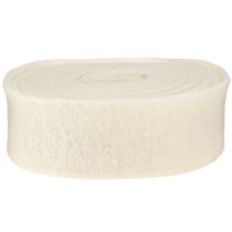 Itens Fita de feltro branca 7,5cm, 5m