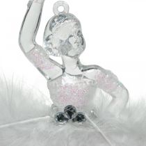 Decorações de árvore, decorações de advento, pingente de bailarina 12,5-14 cm 3 unidades