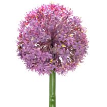 Itens Flor artificial de alho-poró, cebola ornamental, decoração elegante para ambientes, 90 cm